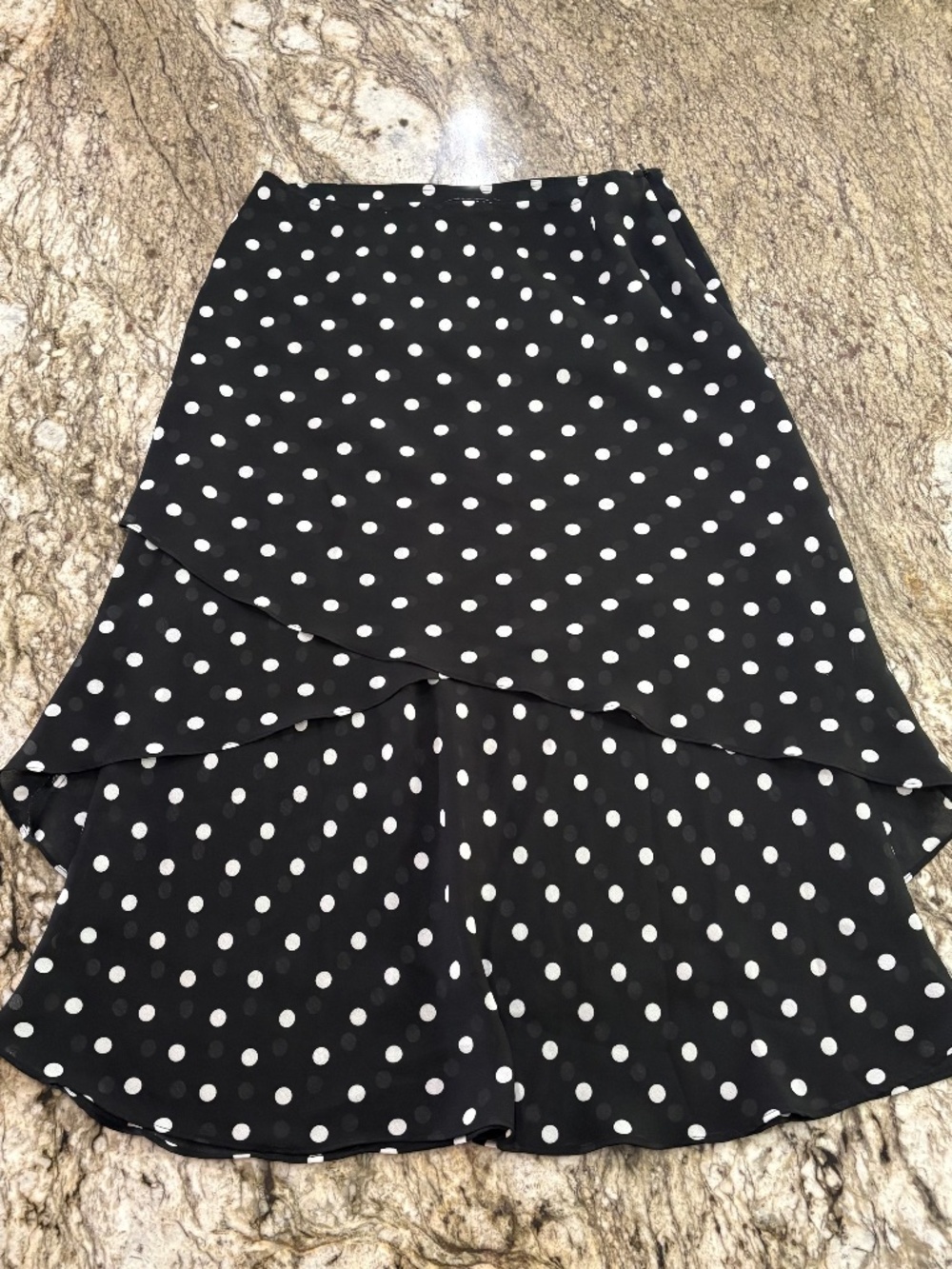 Y2K Polka Dot Low Rise Tiered Mini Skirt